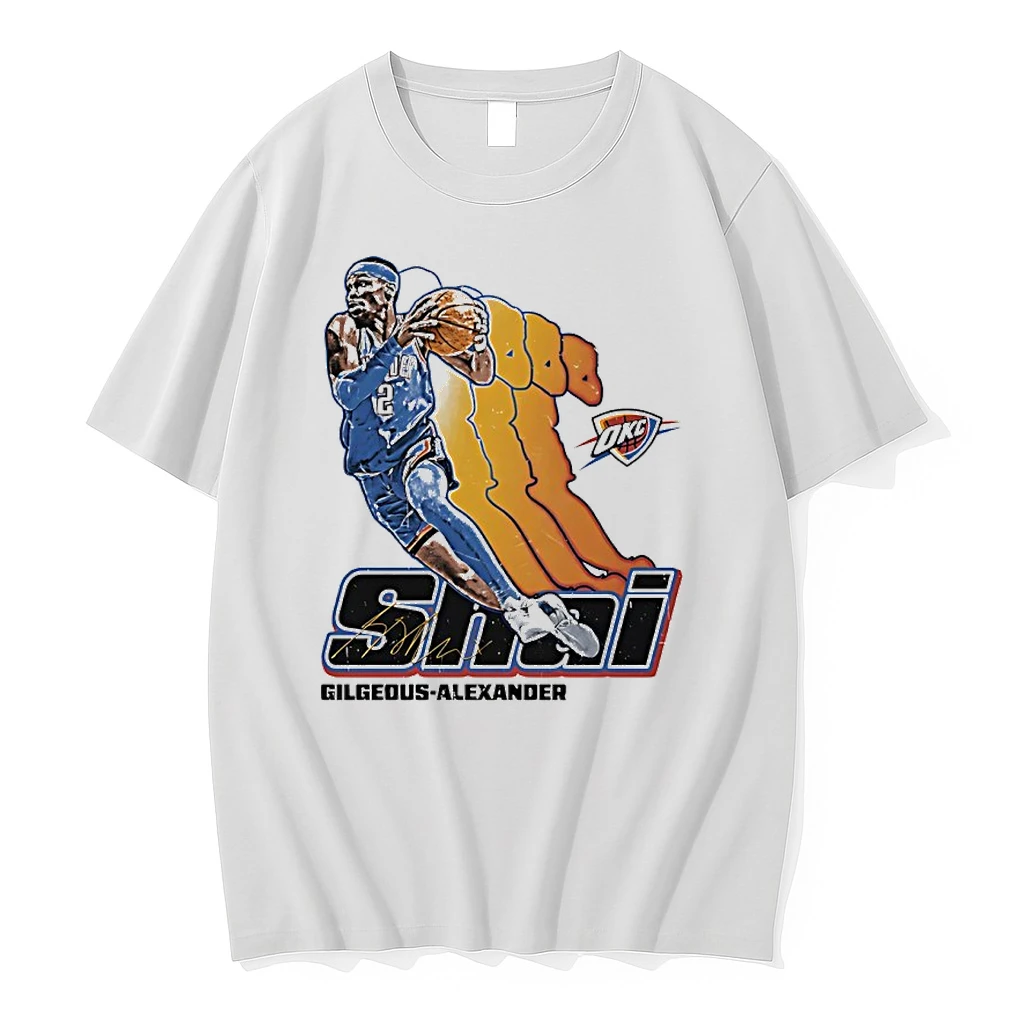 Shai Gilgeous Alexander Oklahoma City Thunder Signature Retro Shirts