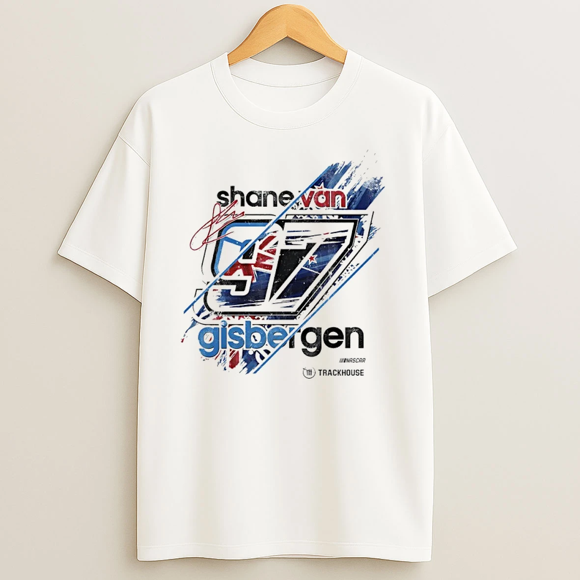 Shane Van Gisbergen 97 Trackhouse Racing Team 2026 Driver Flag Signature T Shirts