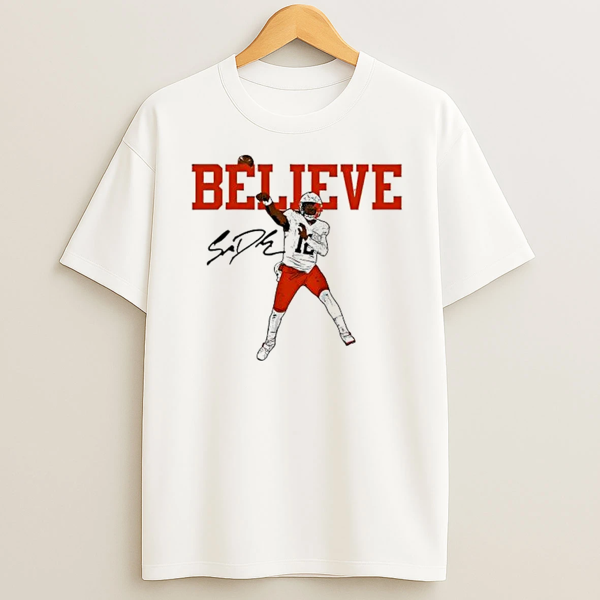 Shedeur Sanders Believe Cleveland Browns Signature Shirts