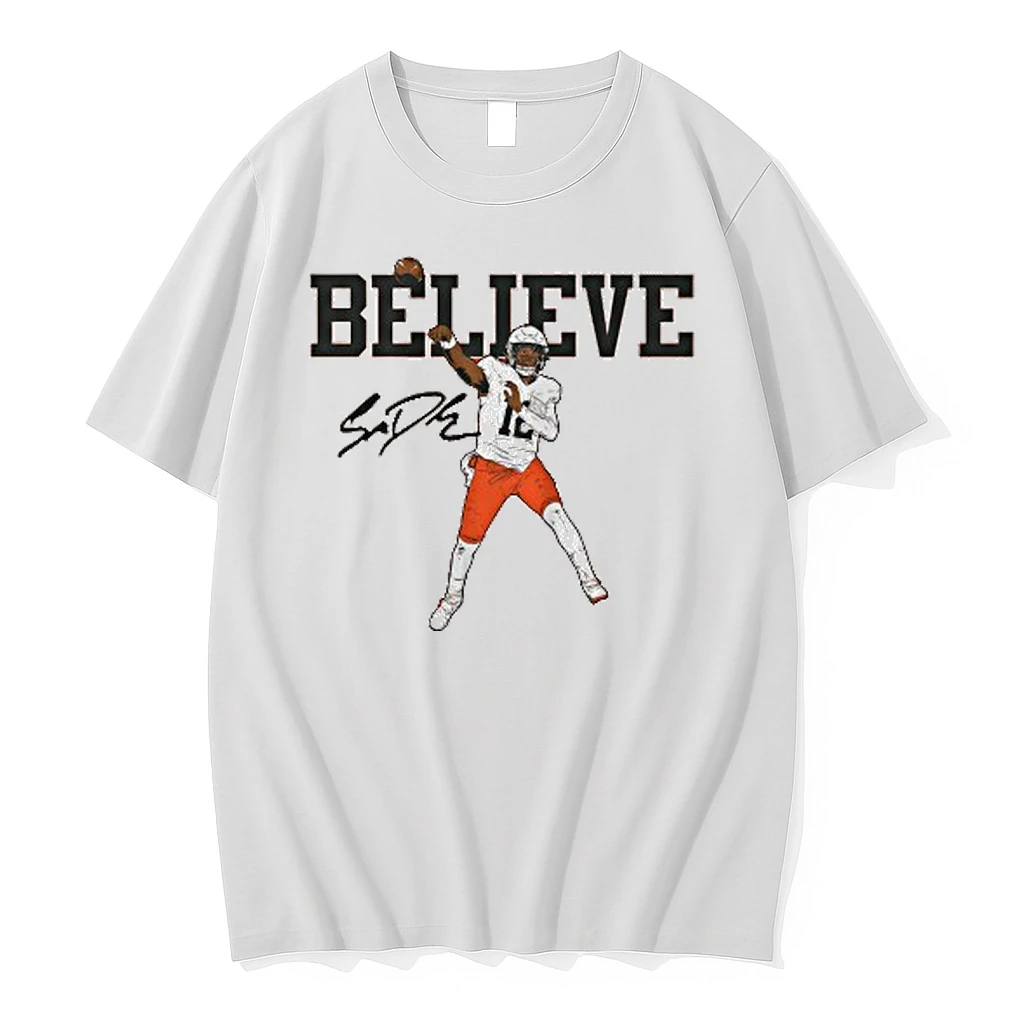 Shedeur Sanders Believe Signature Shirts