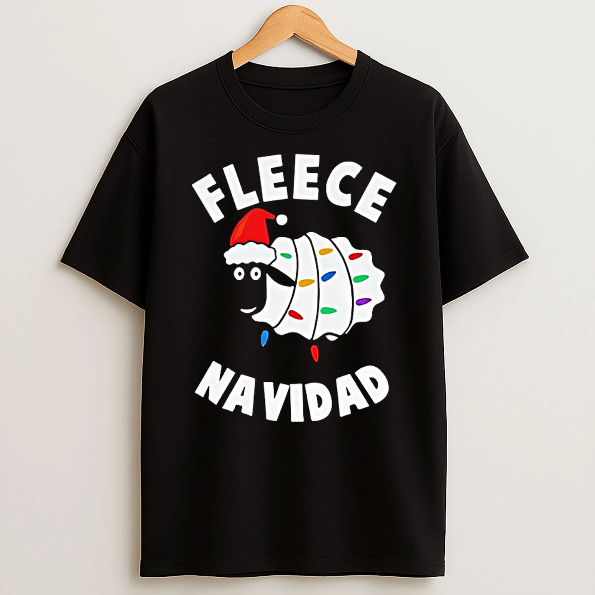 Sheep Xmas Santa Fleece Navidad Merry Christmas Shirts