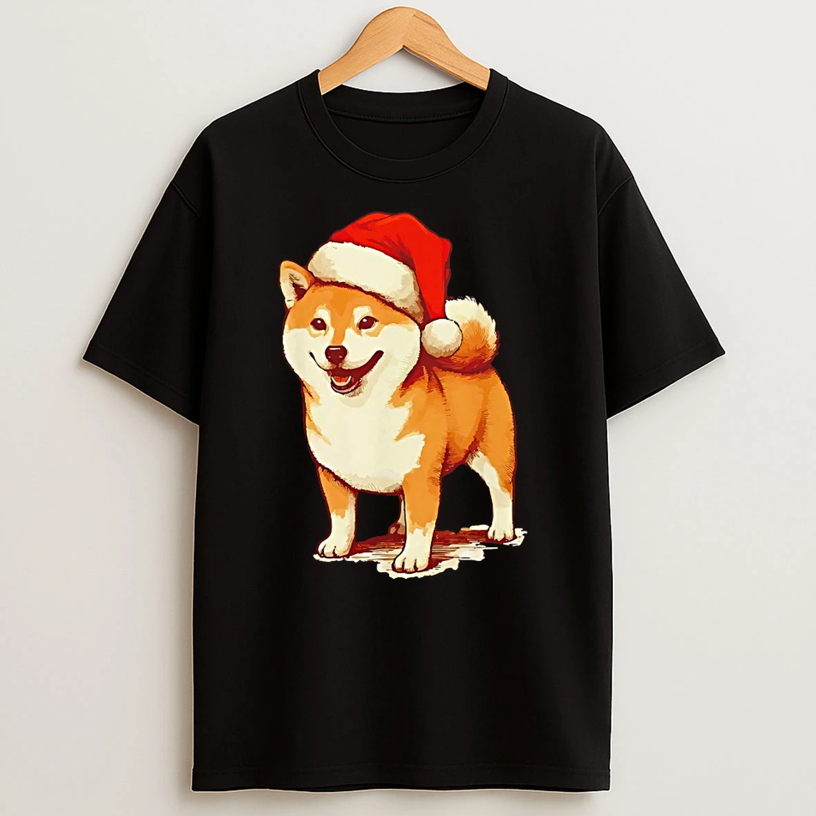 Shiba Inu Christmas Hat Shirts