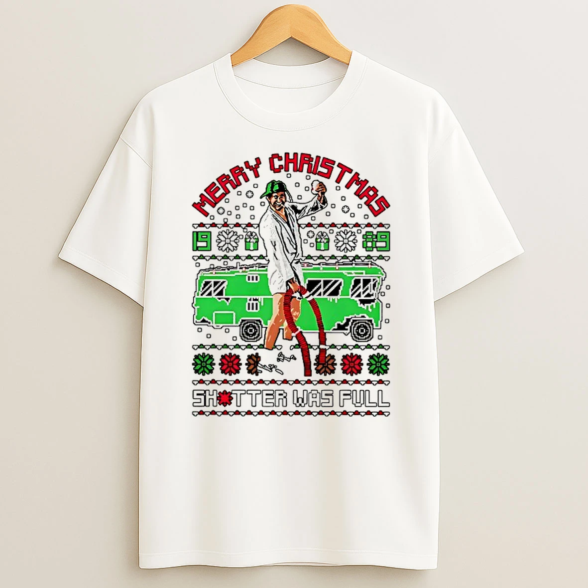 Shitter Was Full Merry Christmas 2025 Ugly Shirts