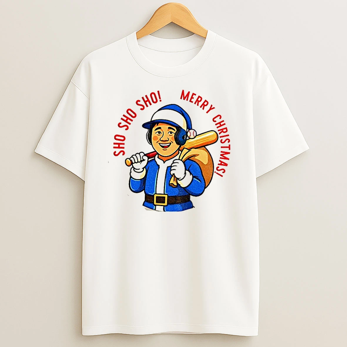 Sho Sho Sho Shohei Ohtani Los Angeles Dodgers Mlb Merry Christmas 2025 T Shirts
