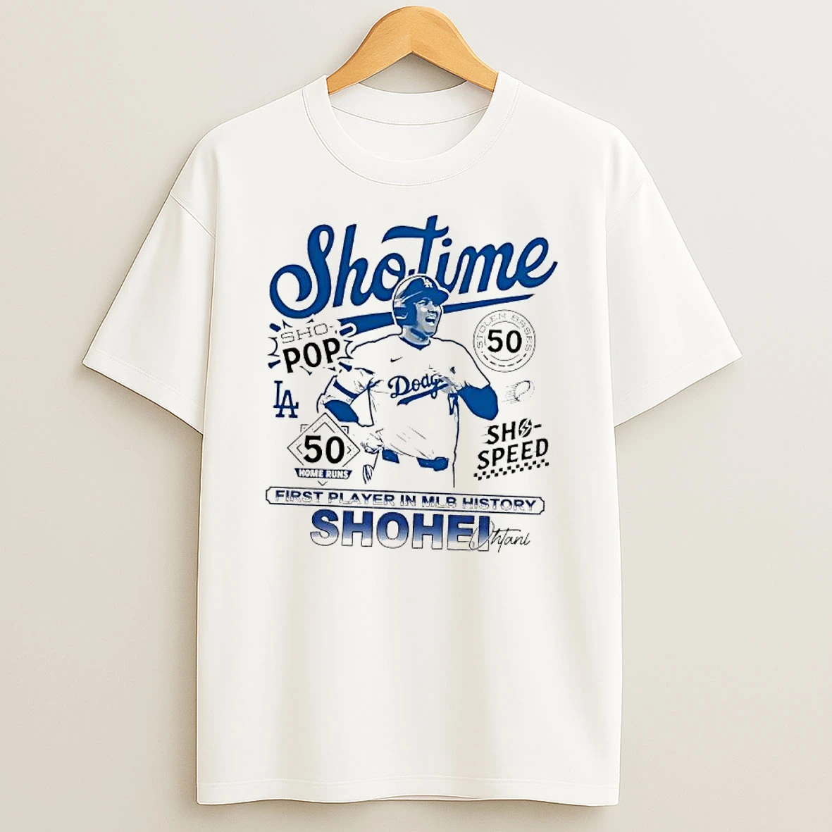 Sho Time Sho Speed Shohei Ohtani Dodgers Baseball Shirts
