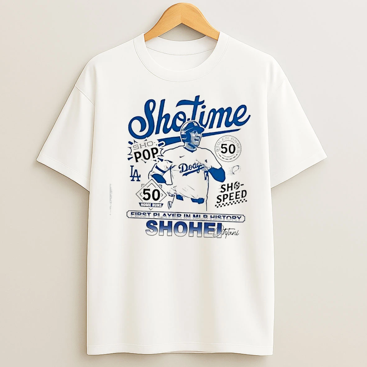 Sho Time Sho Speed Shohei Ohtani Dodgers Baseball T Shirts