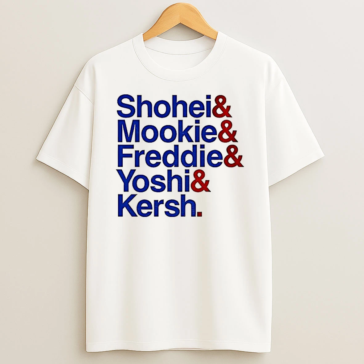 Shohei Mookie Freddie Yoshi And Kersh Shirts