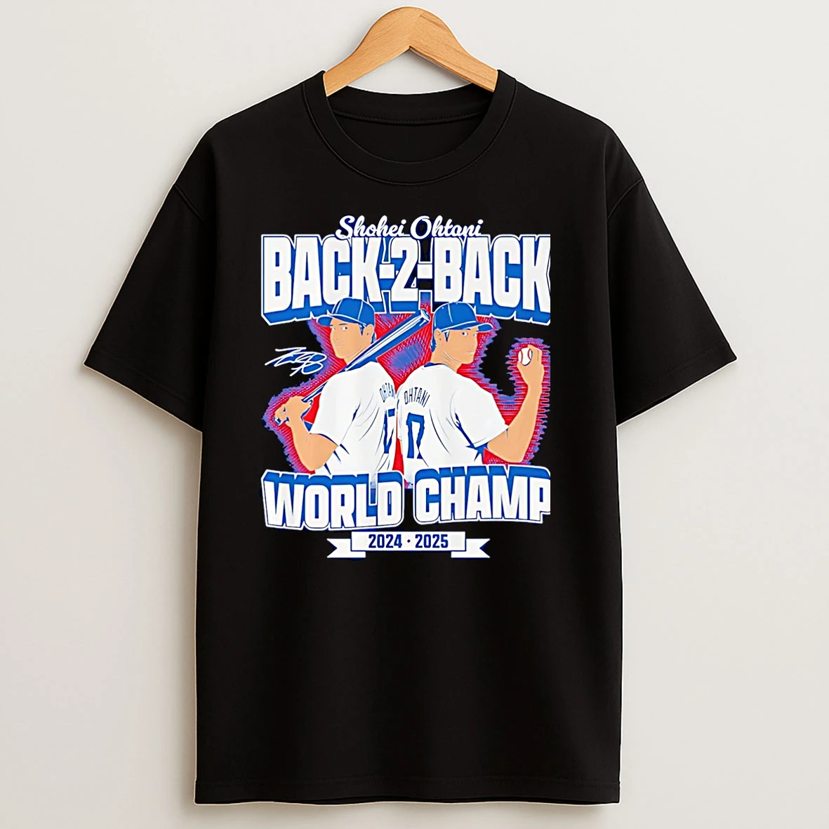 Shohei Ohtani 2024 2025 Back To Back World Champs Christmas T Shirts