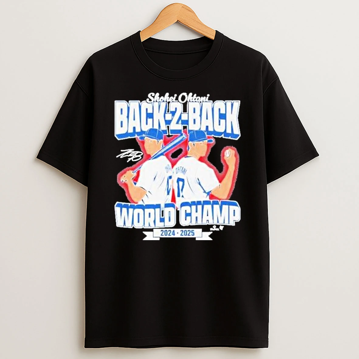 Shohei Ohtani 2024 2025 Back To Back World Champs Shirts