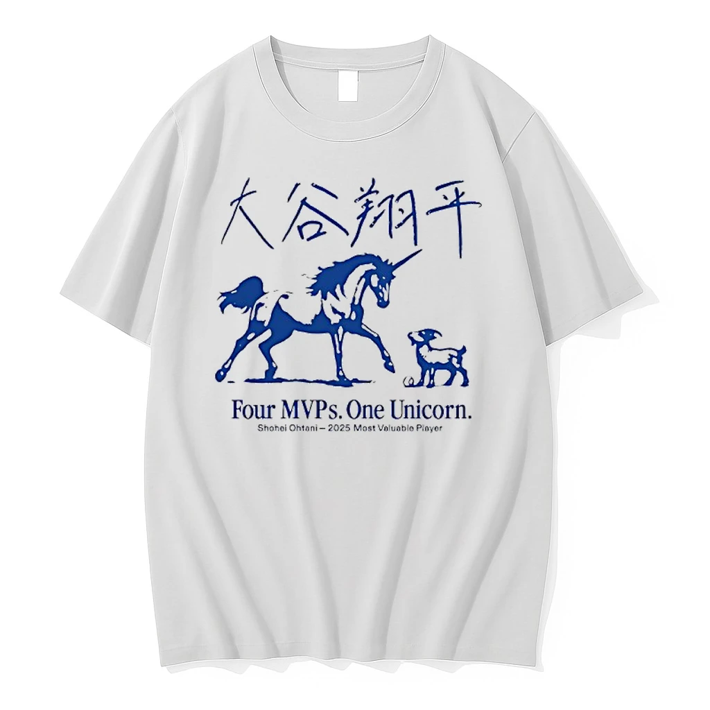 Shohei Ohtani 2025 Most Valuable Player Four Mvps One Unicorn Shirts