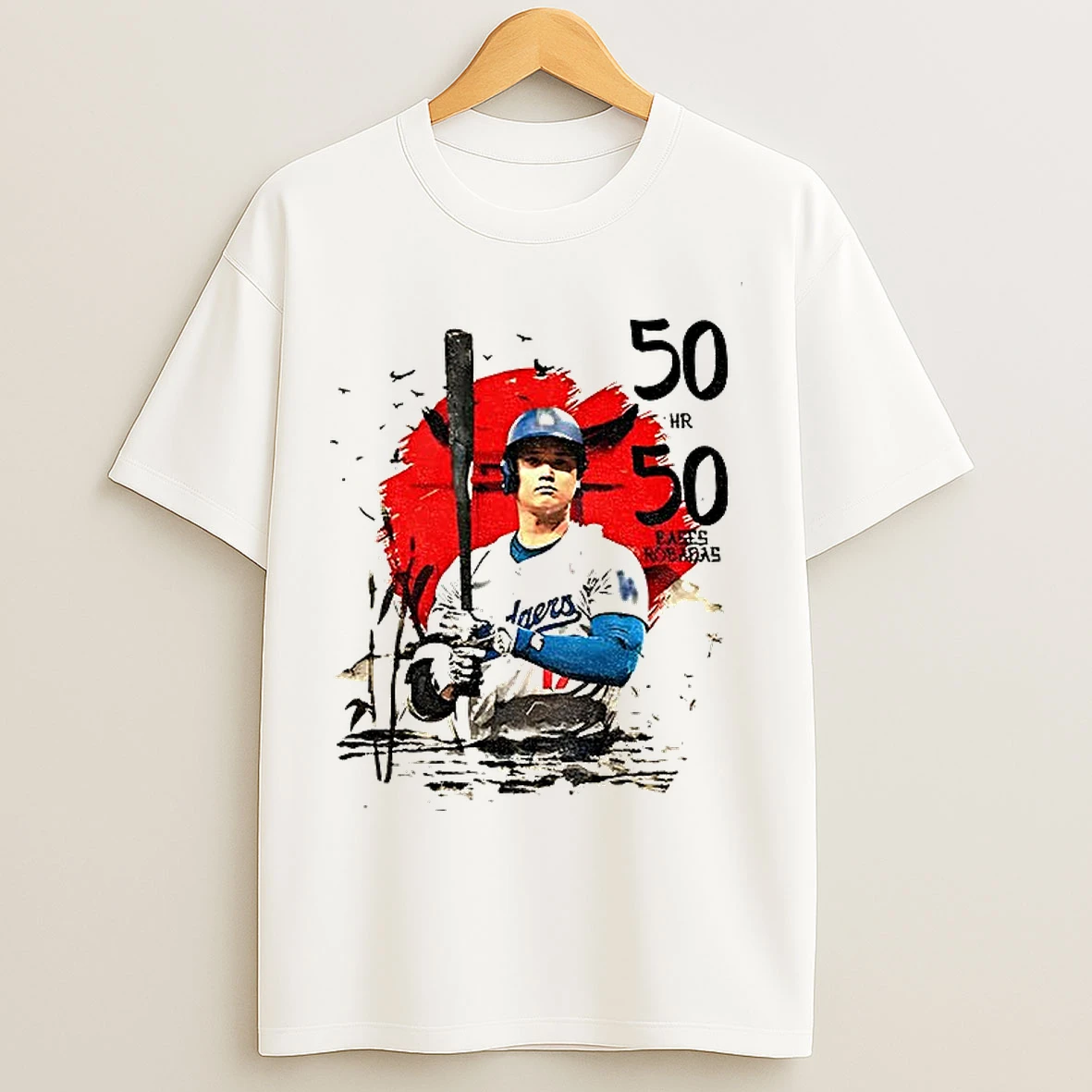 Shohei Ohtani 50 Hr 50 Japan Los Angeles Dodgers Mlb Baseball 2025 T Shirts