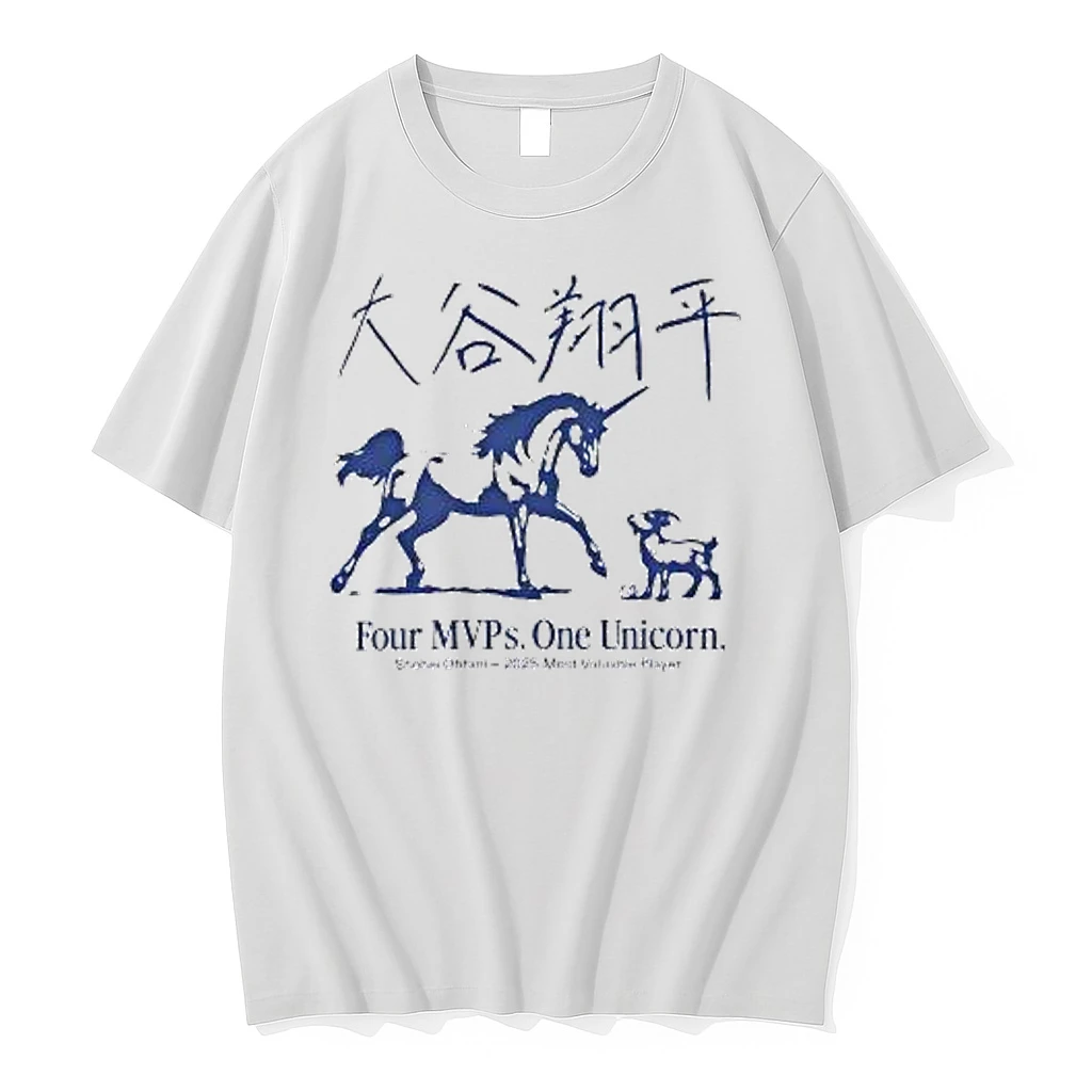 Shohei Ohtani Four Mvps One Unicorn Shirts