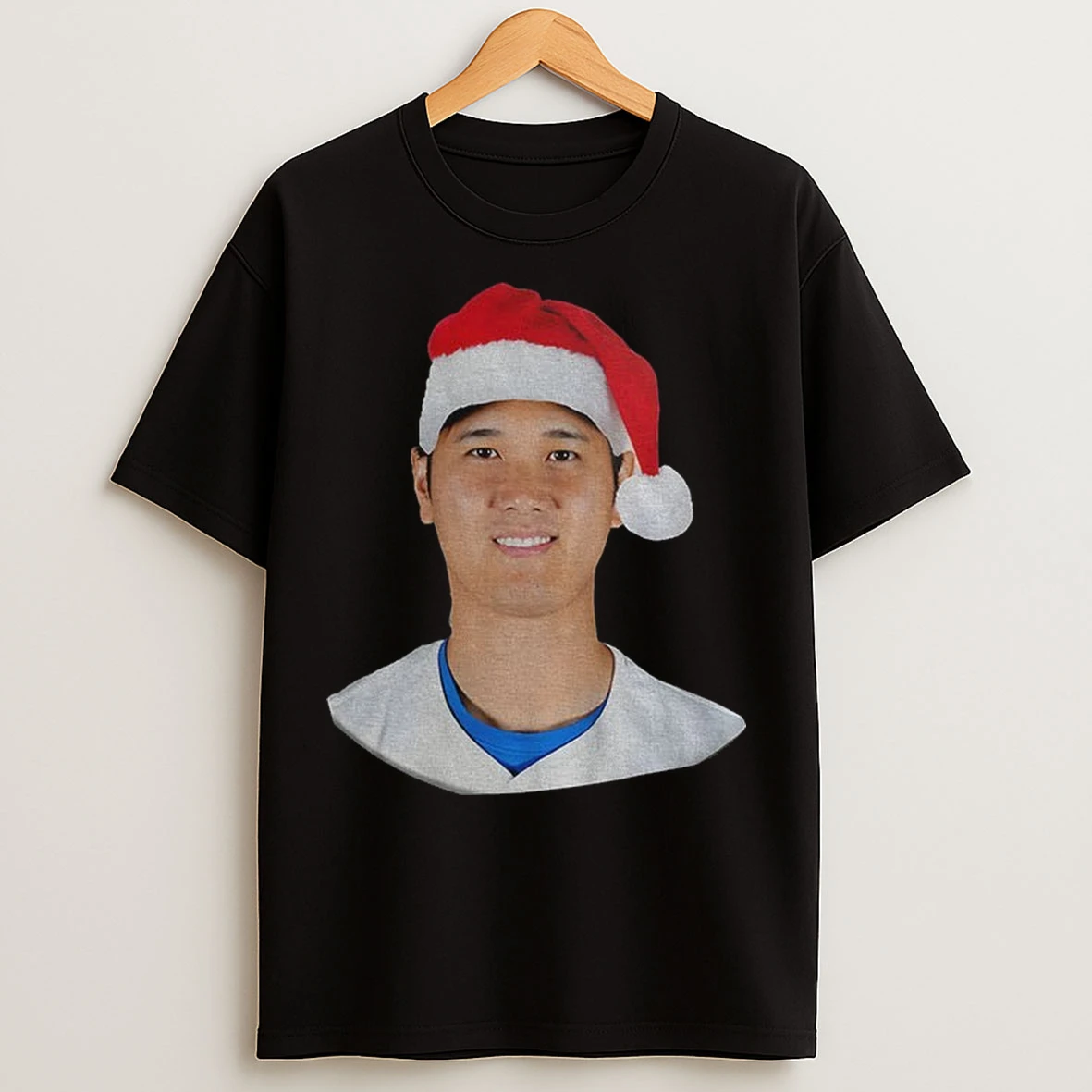 Shohei Ohtani Los Angeles Dodgers Nfl Smiling Santa Hat Merry Christmas T Shirts