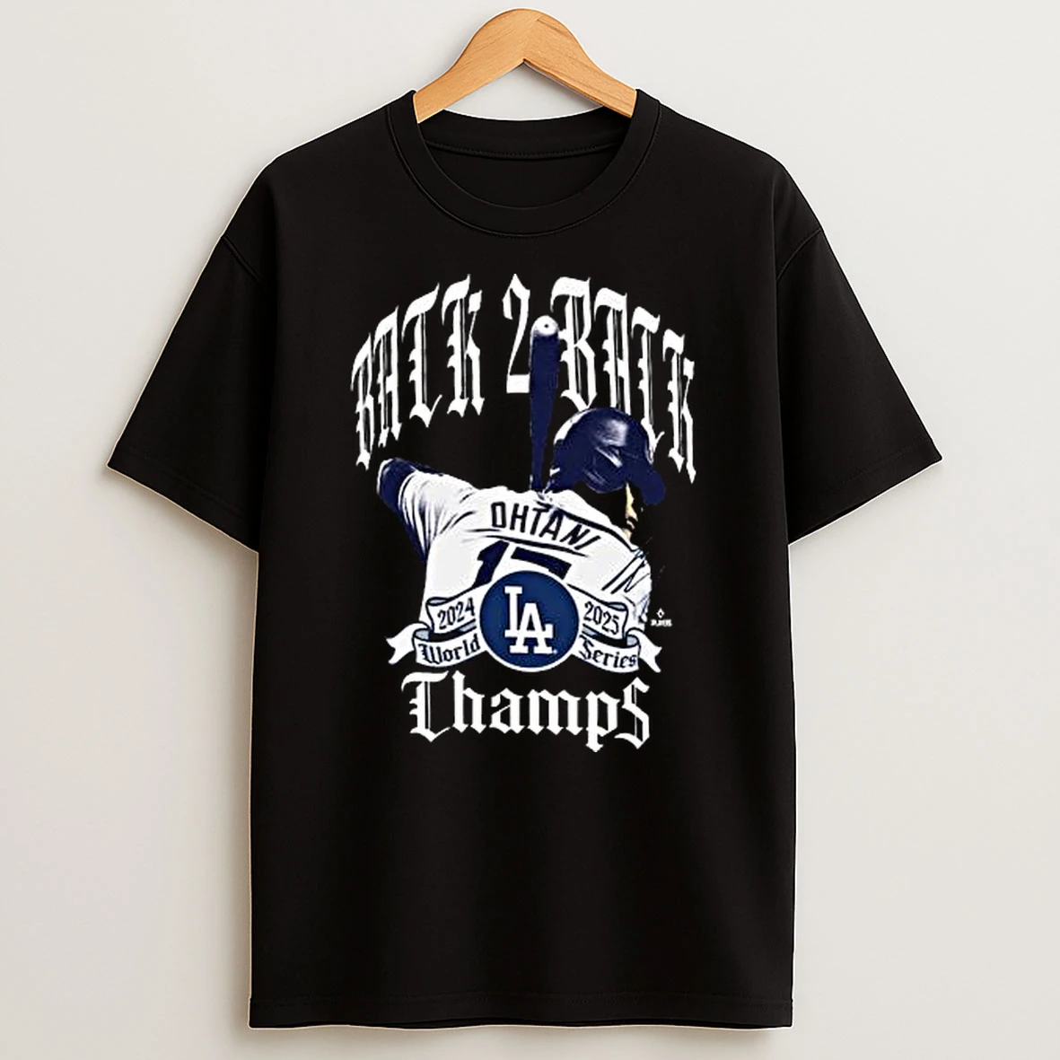 Shohei Ohtani Los Angeles Dodgers New Era Back To Back World Series Champions Shirts
