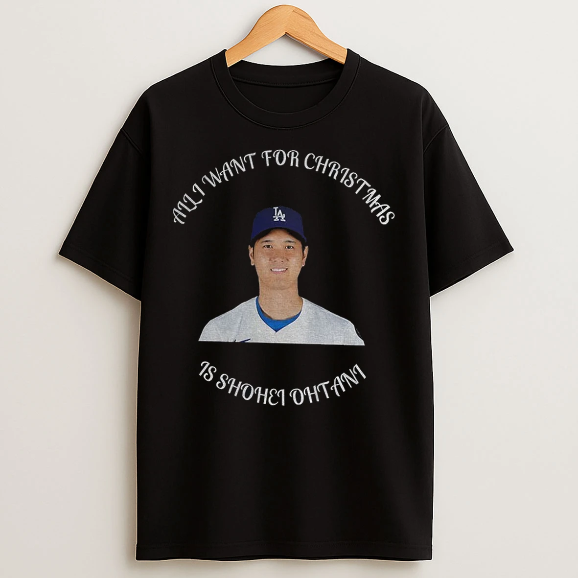 Shohei Ohtani Los Angeles Dodgers All I Want For Christmas T Shirts