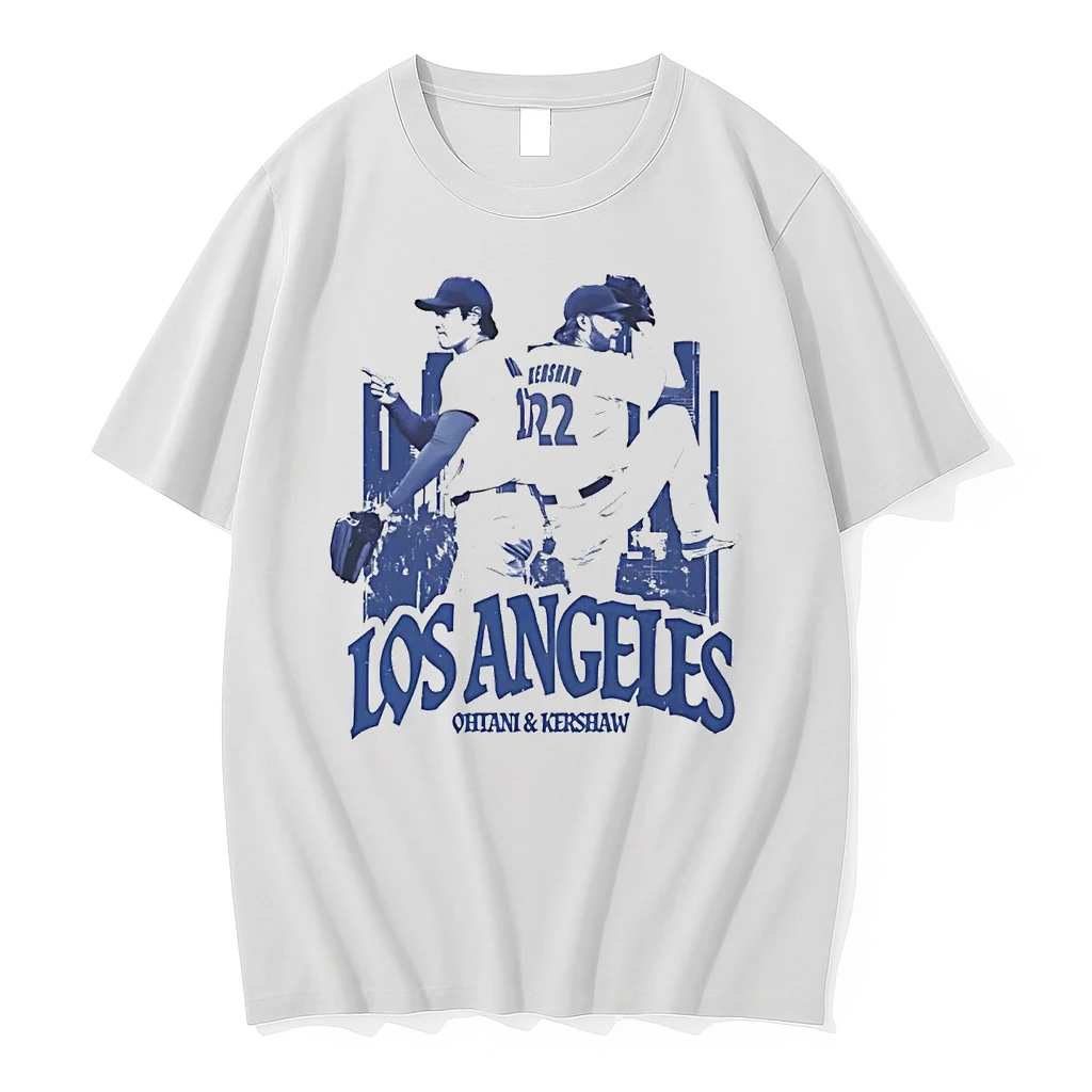 Shohei Ohtani And Clayton Kershaw La Dodgers Shirts