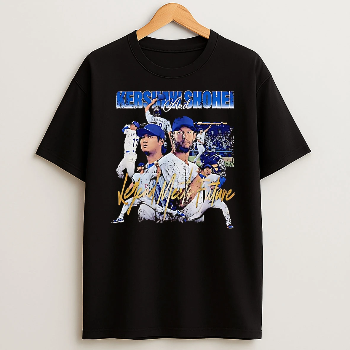 Shohei Ohtani And Clayton Kershaw La Dodgers Legend Meets Future Shirts