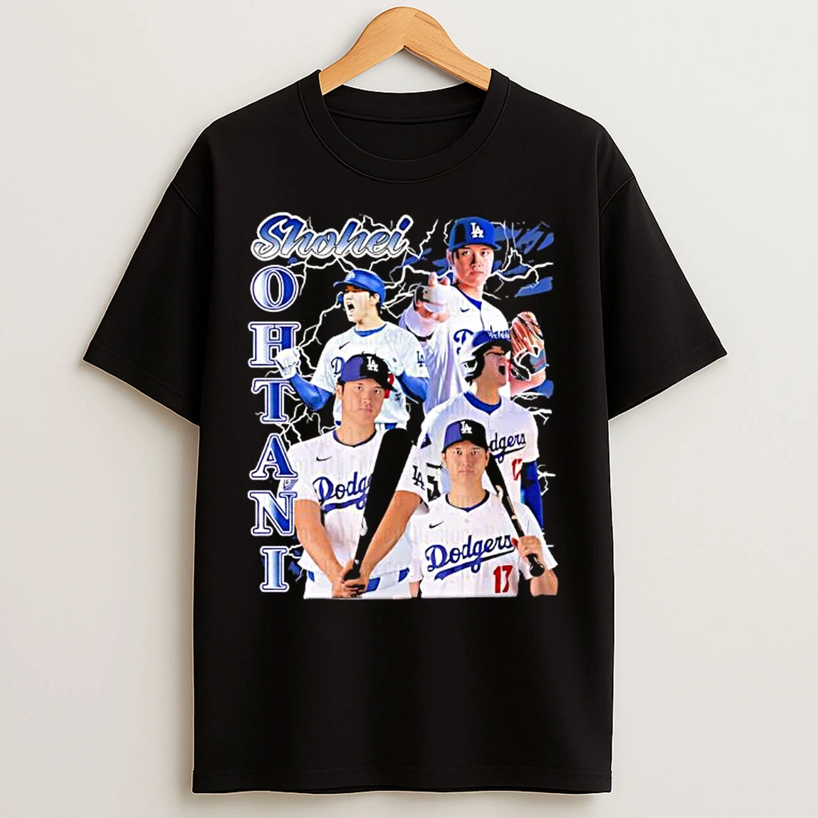 Shohei Ohtani In A Los Angeles Dodgers Players Graphic T Shirts