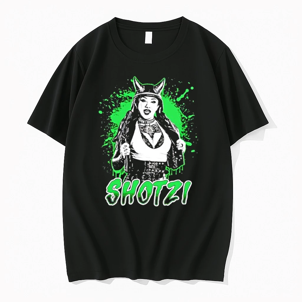 Shotzi Green Splatter Graphic Shirts