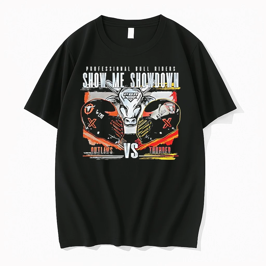 Show Me Showdown Rivalry Outlaws Vs Thunder Pbr Professional Bull Riders Shirts