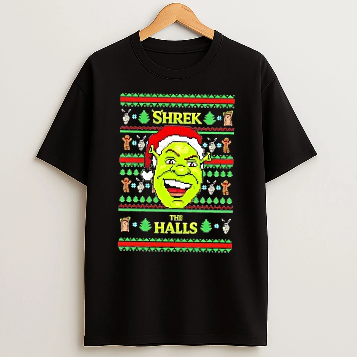 Shrek The Halls Merry Christmas Shirts