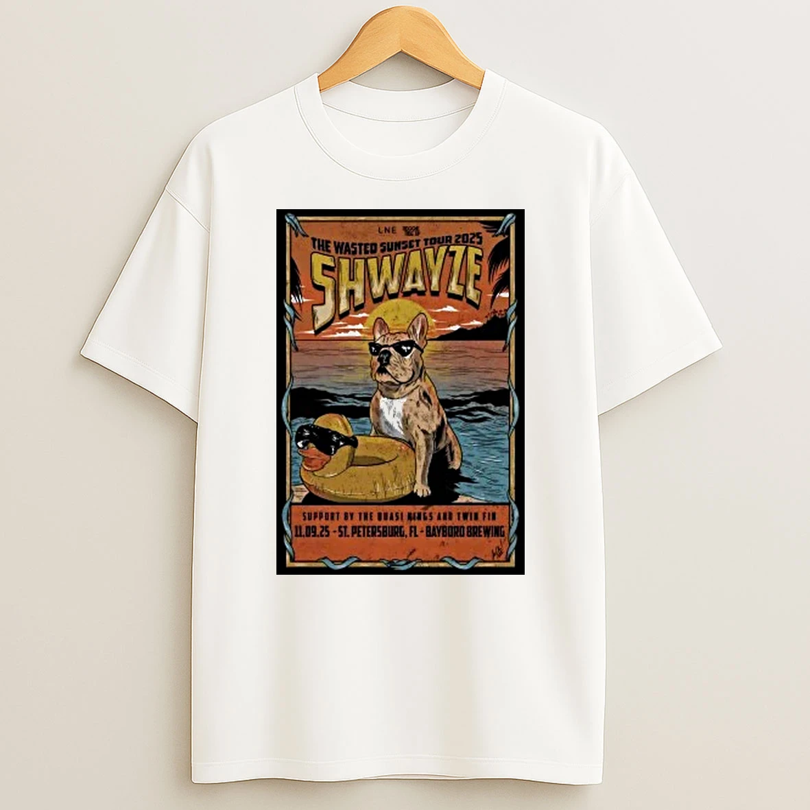 Shwayze 11 9 2025 St Petersburg Fl Shirts