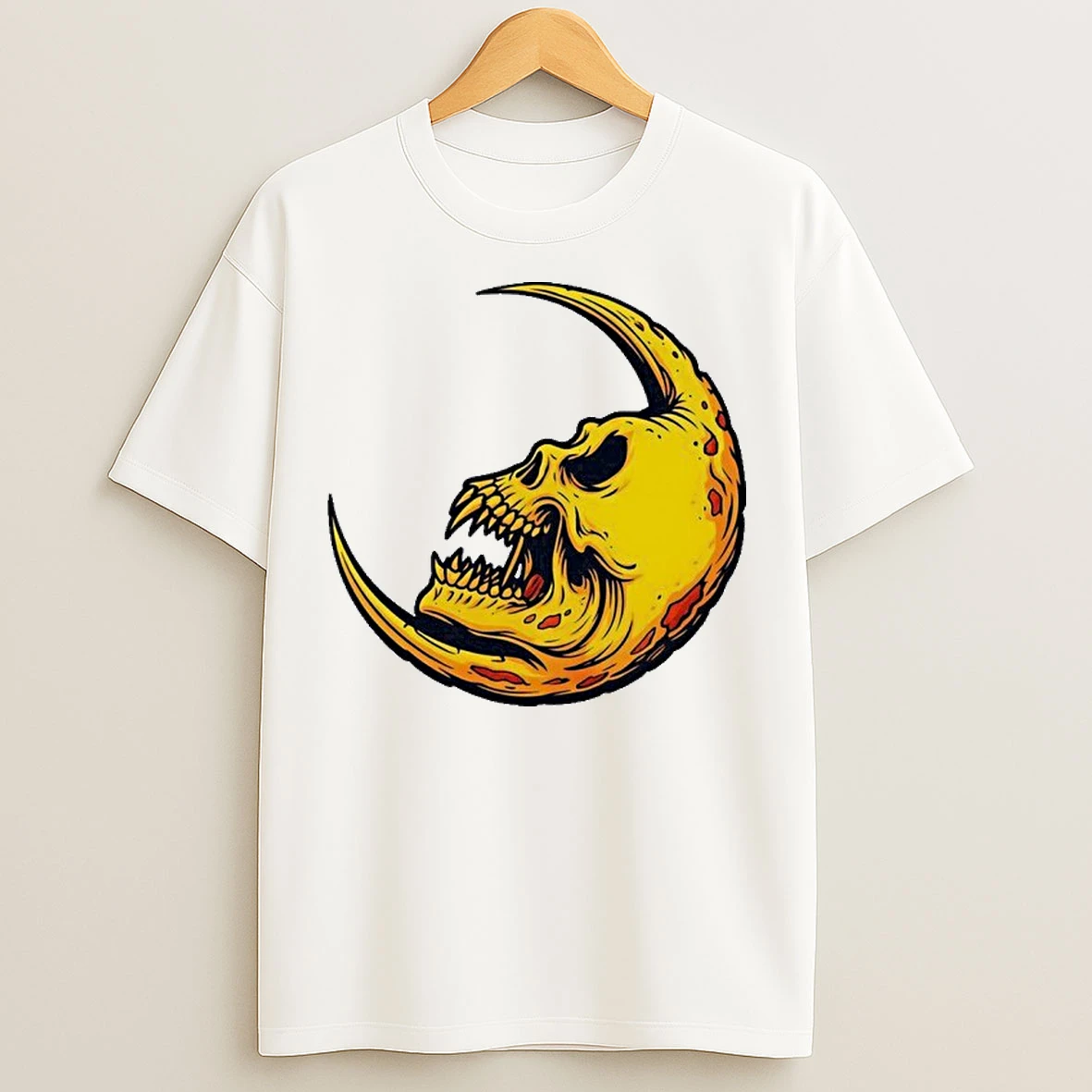 Sickle Moon Skull T Shirts