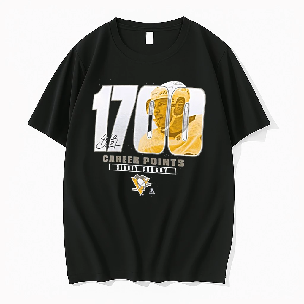 Sidney Crosby Pittsburgh Penguins 1700 Legacy Milestone Shirts