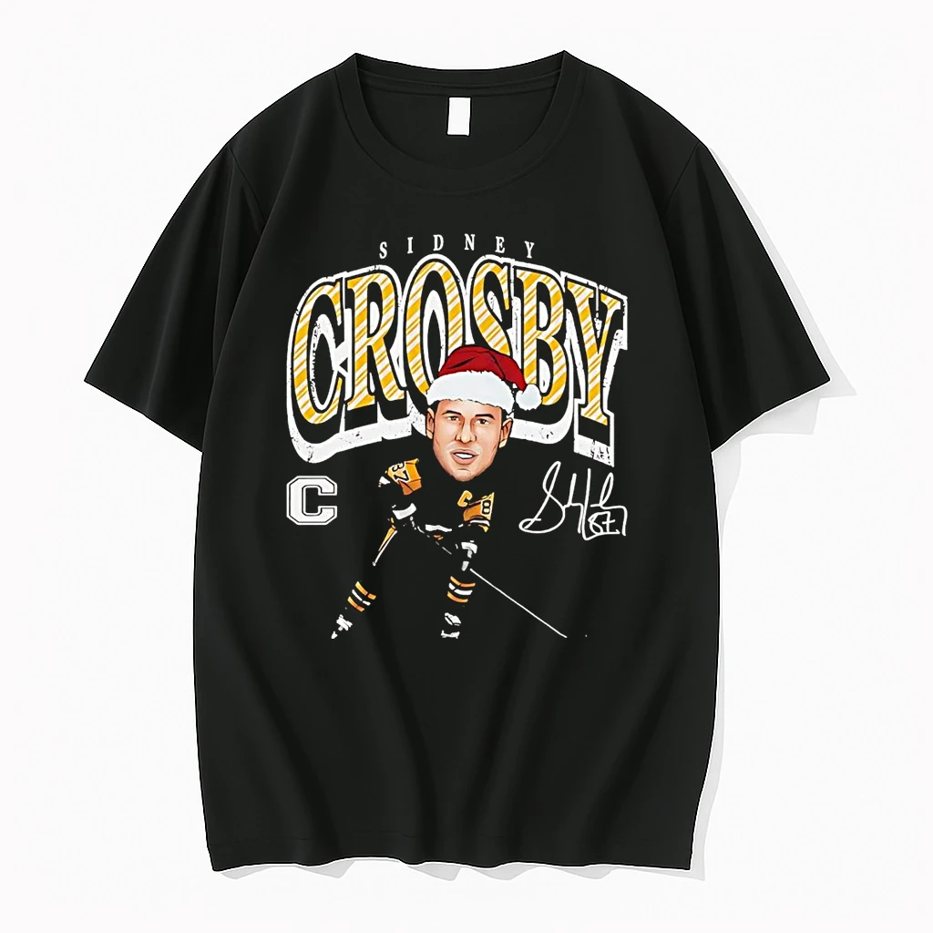 Sidney Crosby Santa Caricature Pittsburgh Penguins Shirts