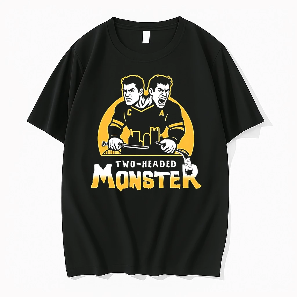 Sidney Crosby And Evgeni Malkin Two Headed Monster Penguins Shirts
