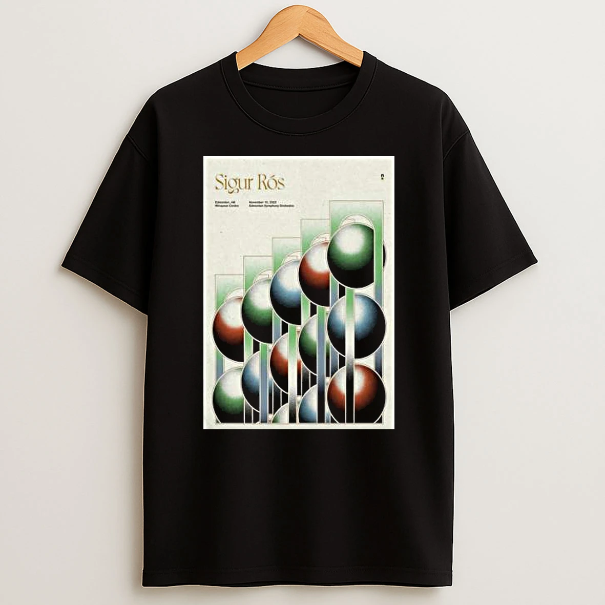 Sigur Ros Winspear Centre In Edmonton Ab Nov 10 2025 Shirts