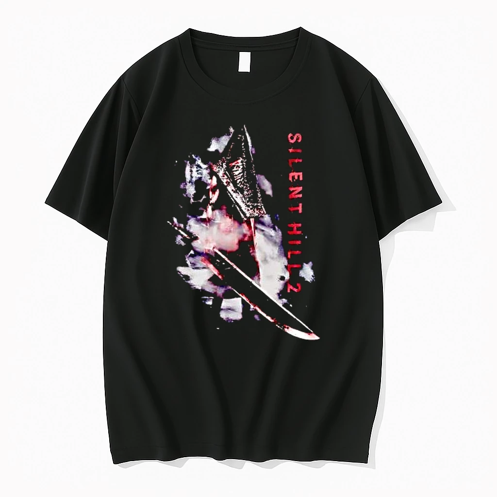 Silent Hill 2 Pyramid Head Retro Shirts
