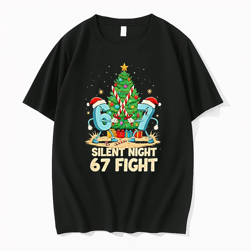 Silent Night 67 Fight Funny Christmas Shirts