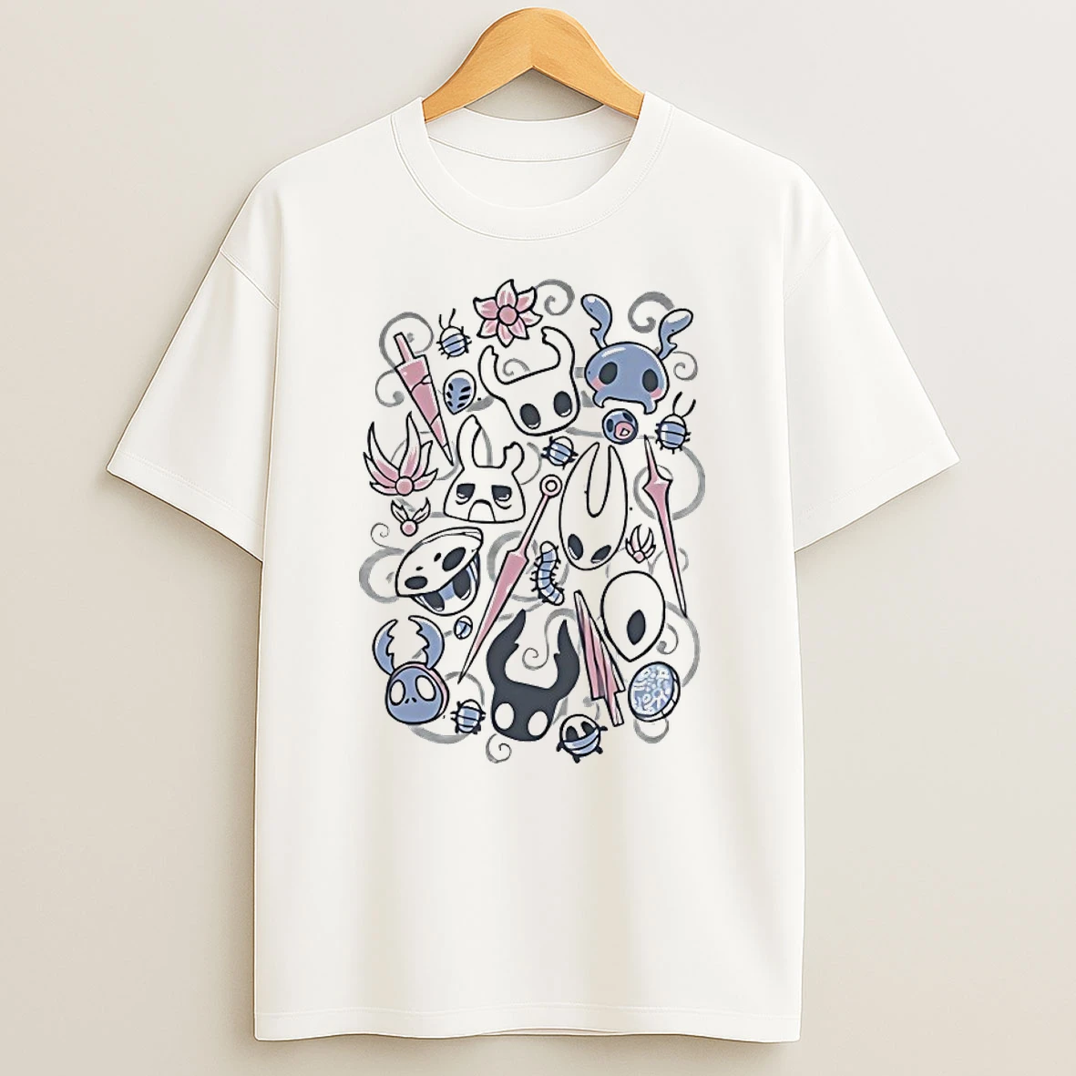 Silent Protagonist Hollow Knight Shirts