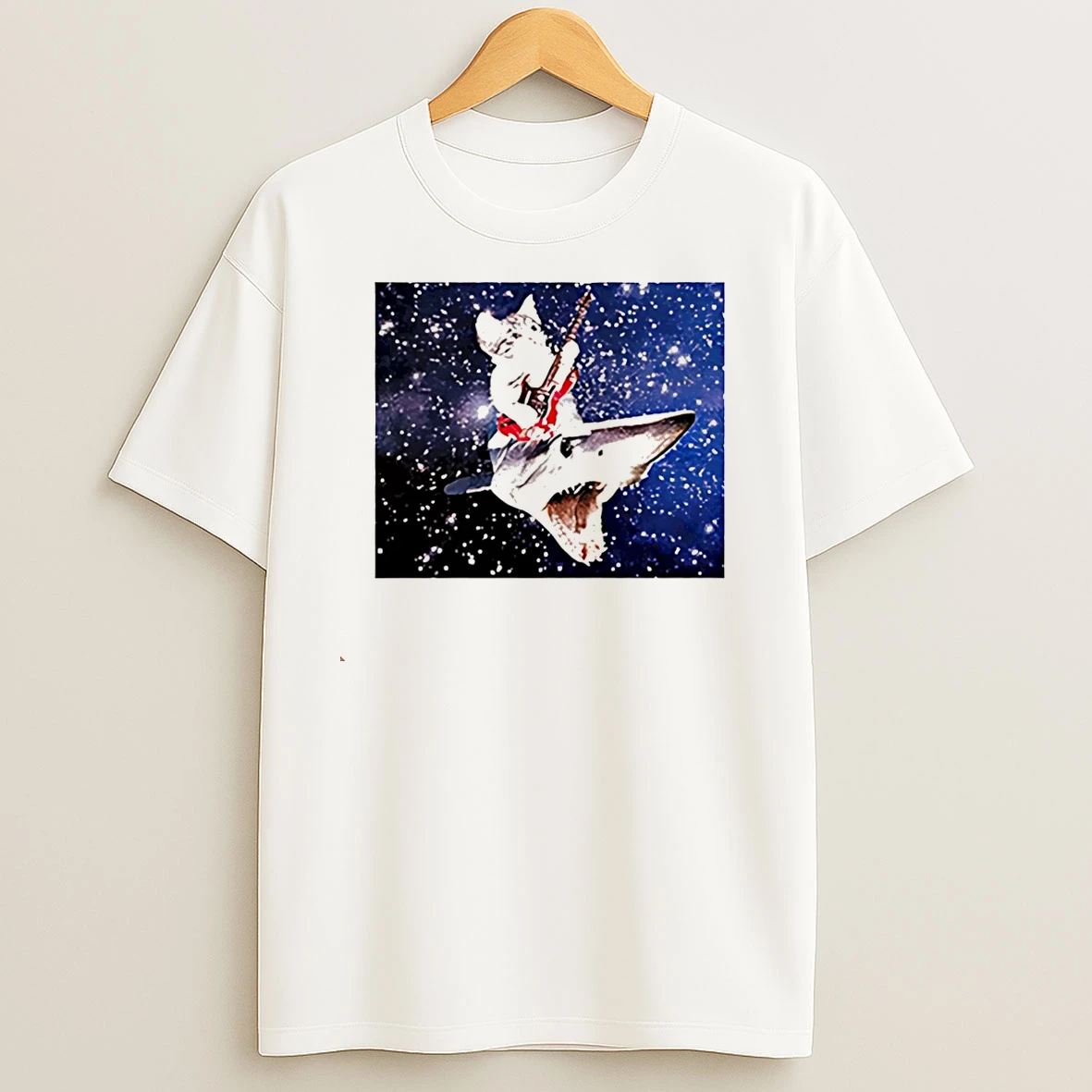 Silly Cats Guitars Allowed Sharks Christmas T Shirts