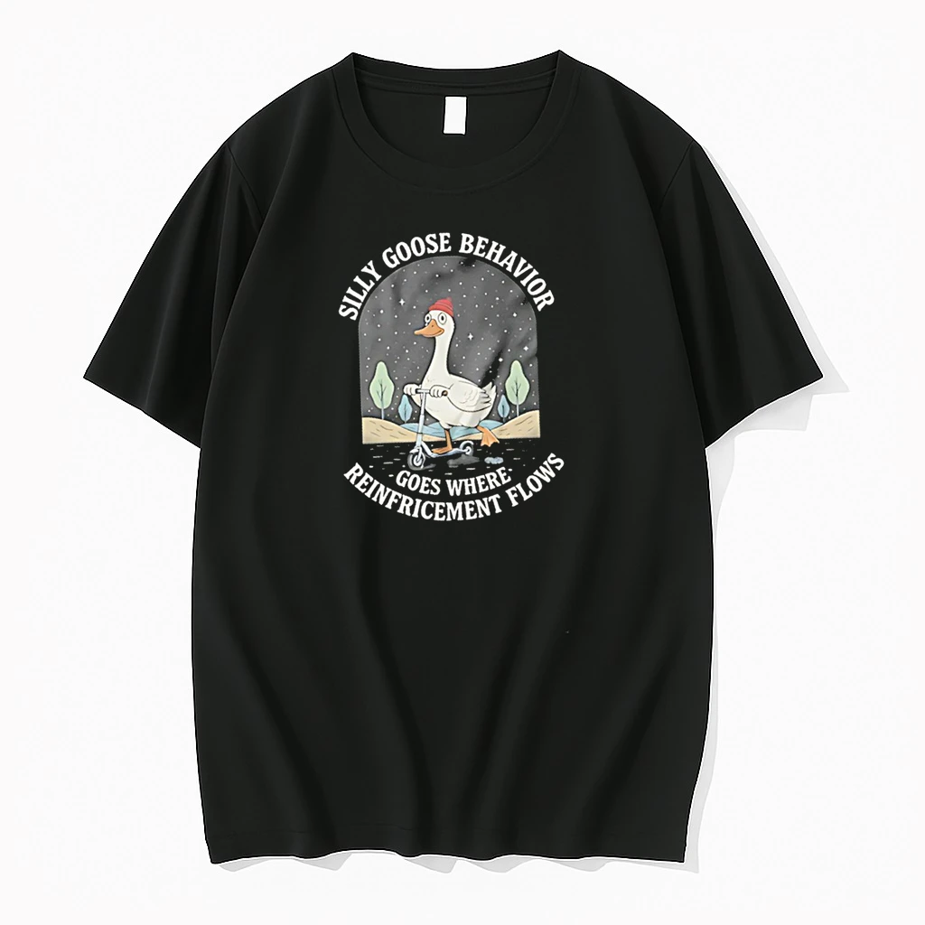 Silly Goose Behavior Goes Where Reinforcement Flows Christmas 2025 Shirts