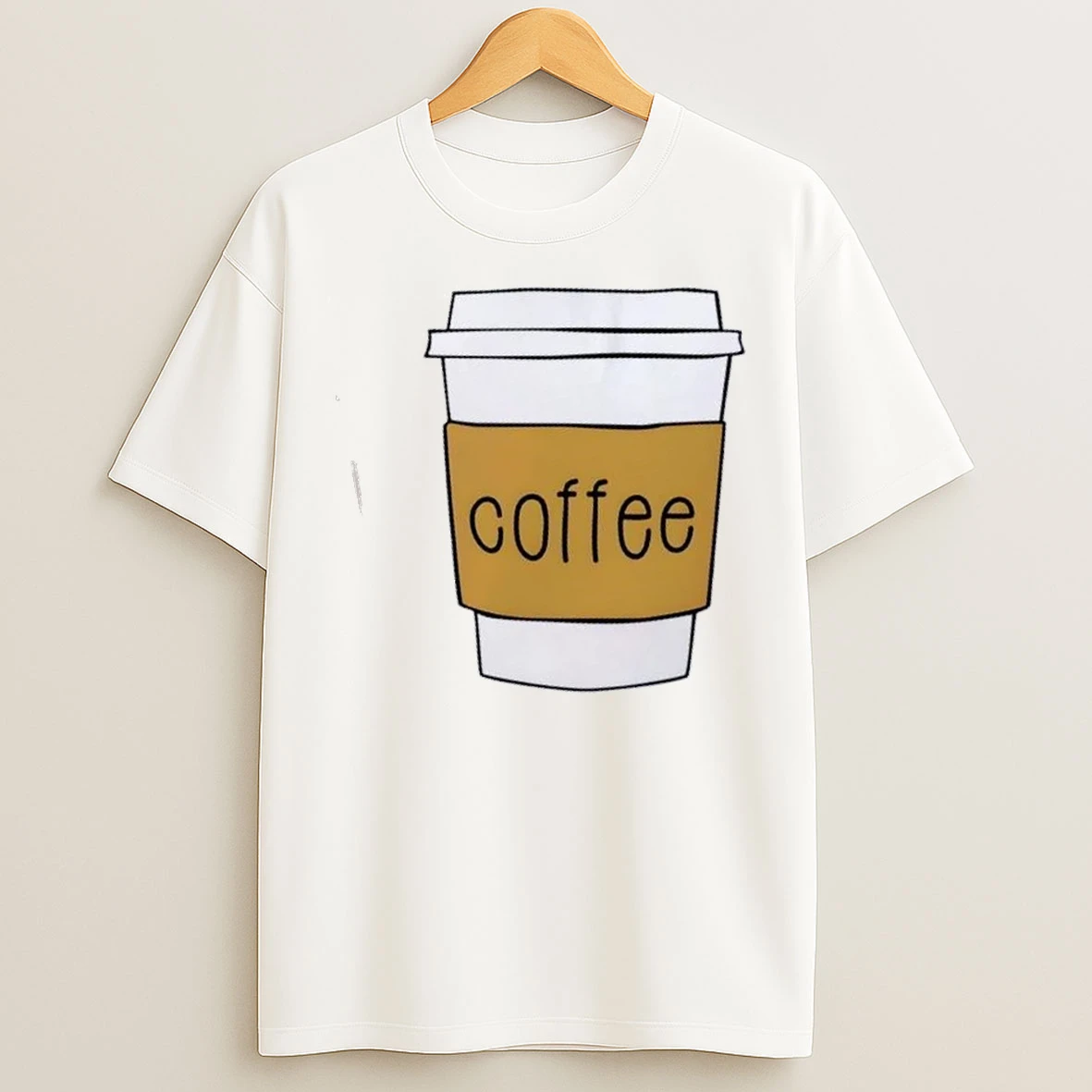 Simple Hand Drawn Coffee Cup T Shirts