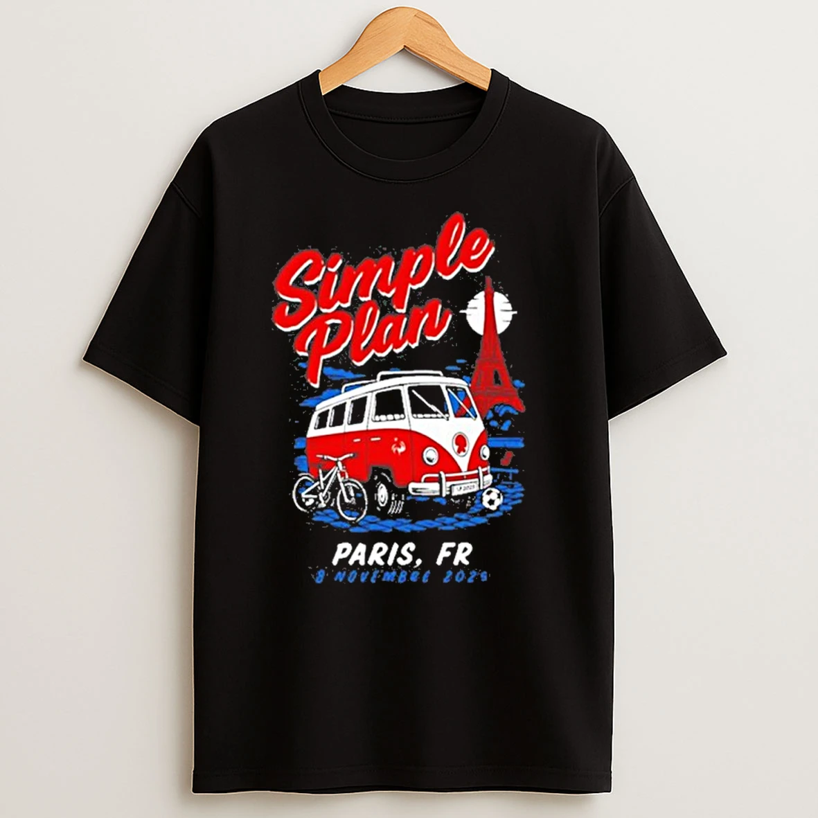 Simple Plan Paris La Defense Arena Tour 2025 Graphic T Shirts