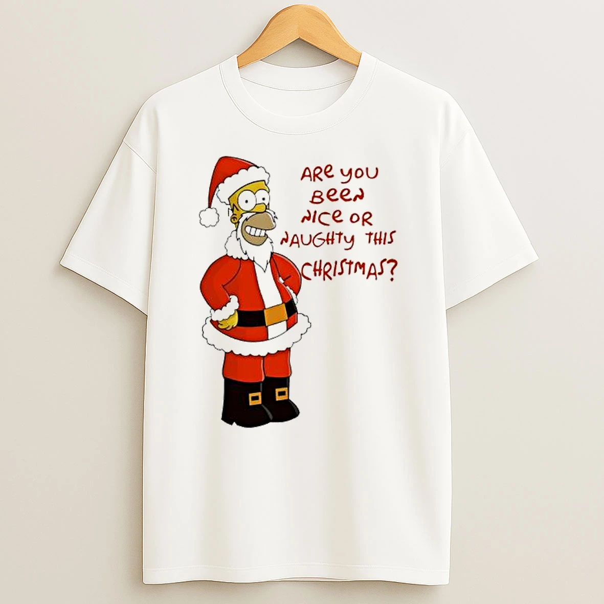 Simpsons Are You Been Nice Or Naughty This Christmas Shirts