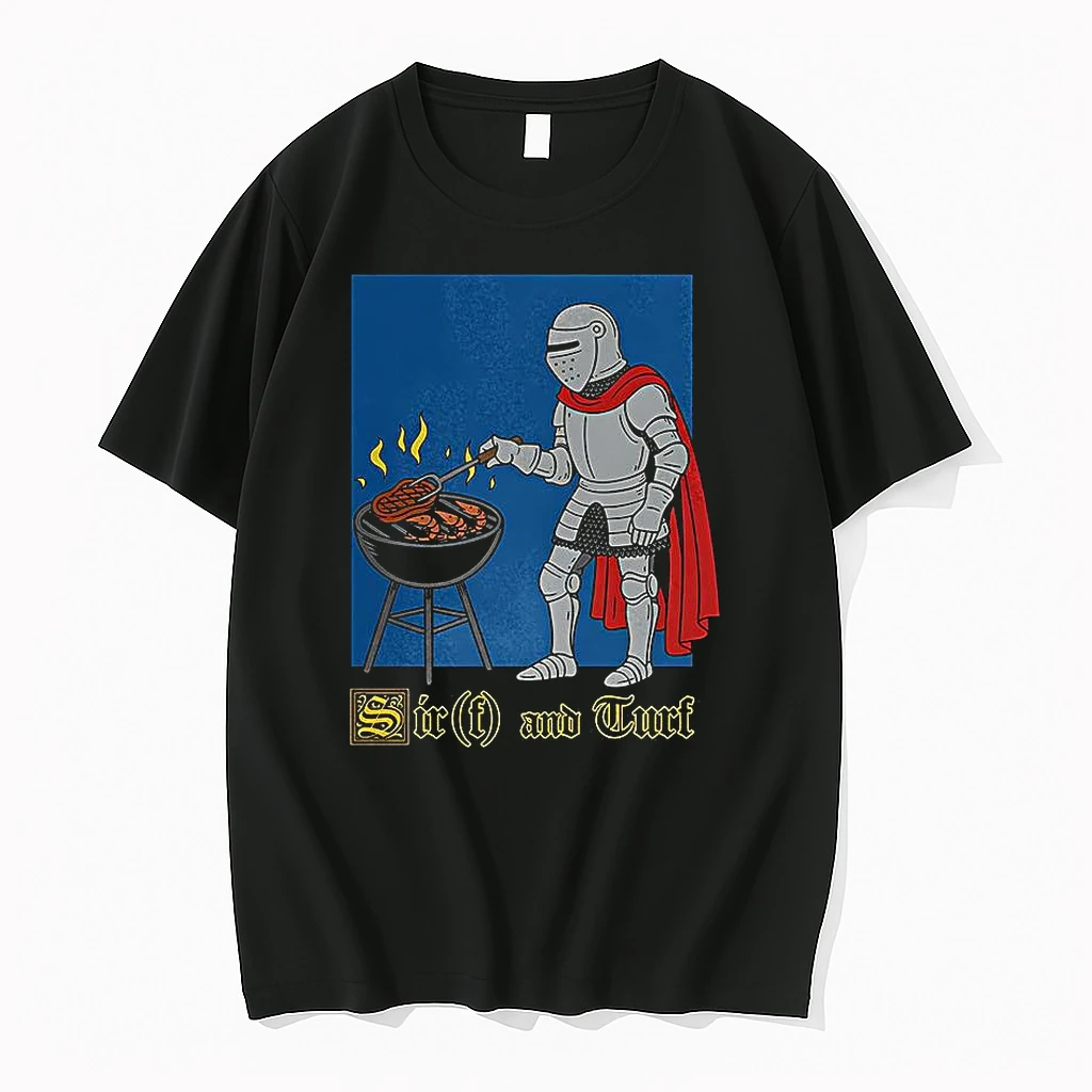 Sirf And Turf Knight Is Grilling Meat Shirts