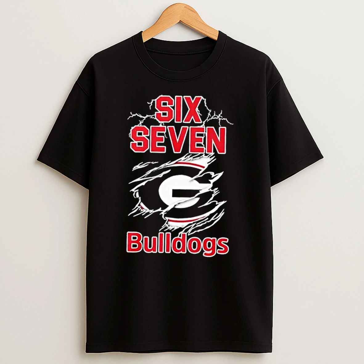 Six Seven 6 7 Georgia Bulldogs Football Shirts