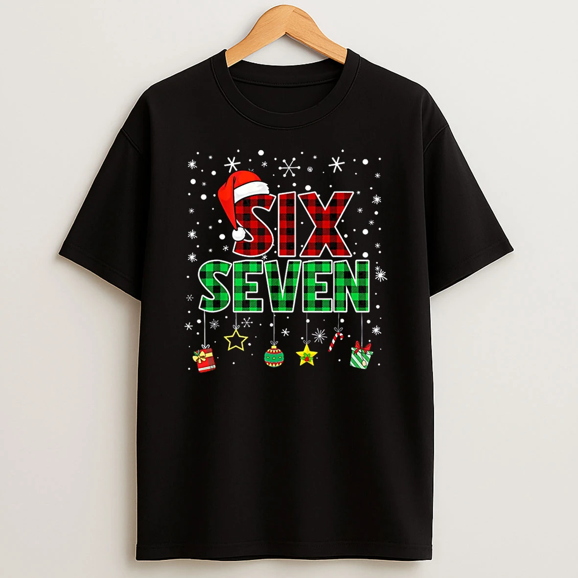 Six Seven 6 7 Meme 67 Christmas Pajamas Shirts