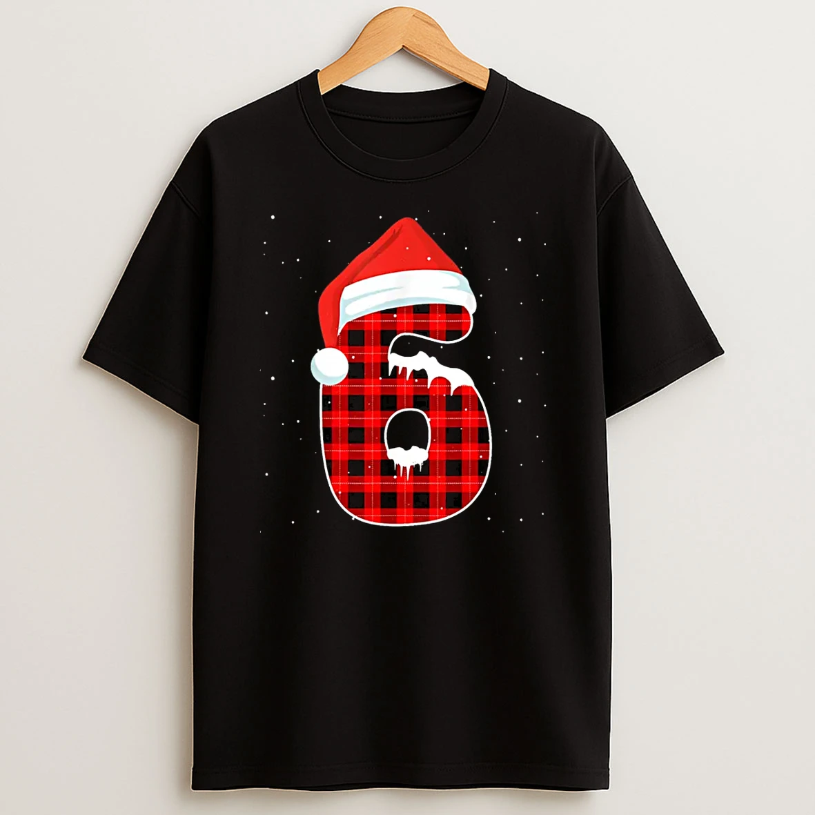 Six Seven 6 7 Meme 67 Christmas Red Plaid Xmas Pajamas Shirts