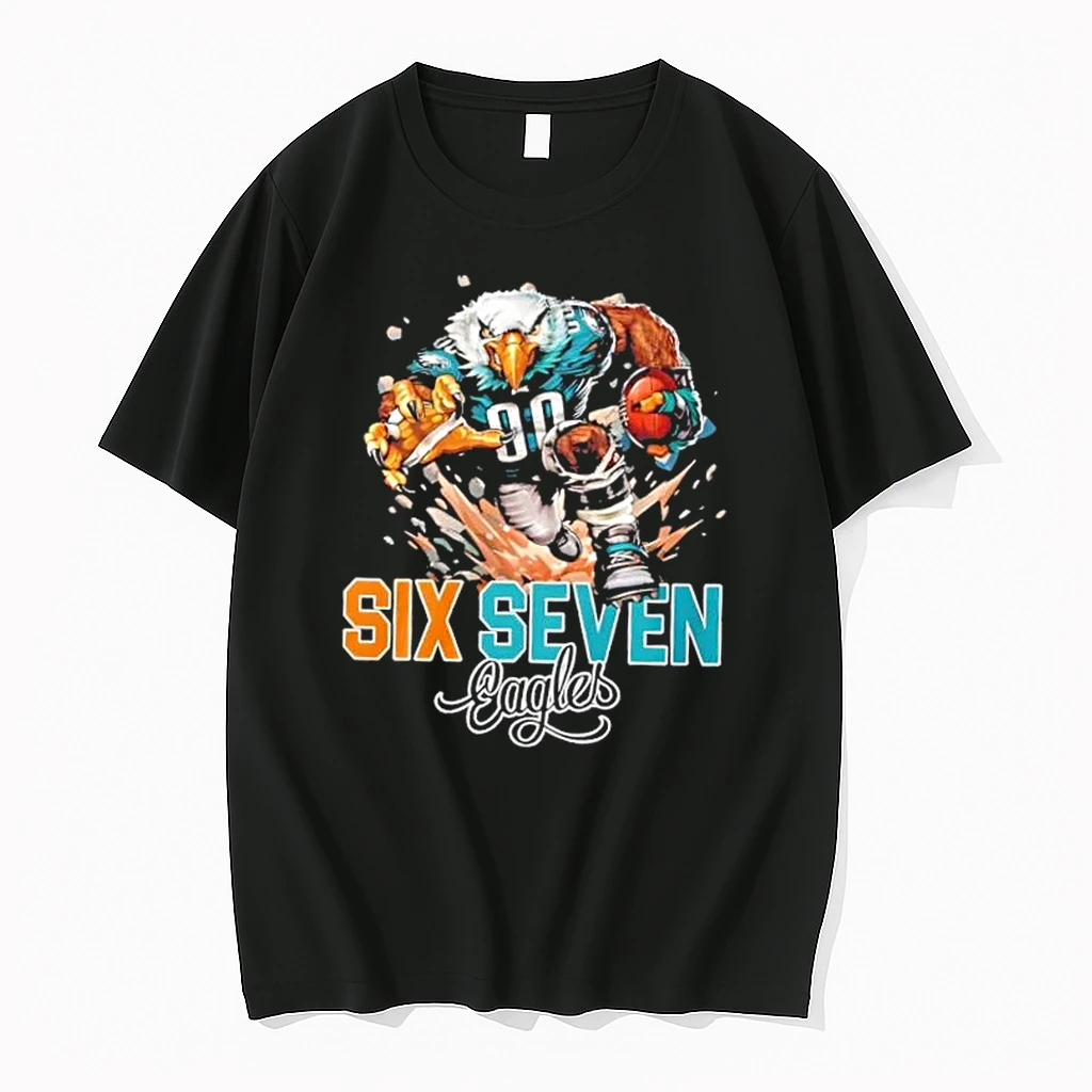 Six Seven 6 7 Philadelphia Eagles Football Mascot Shirts