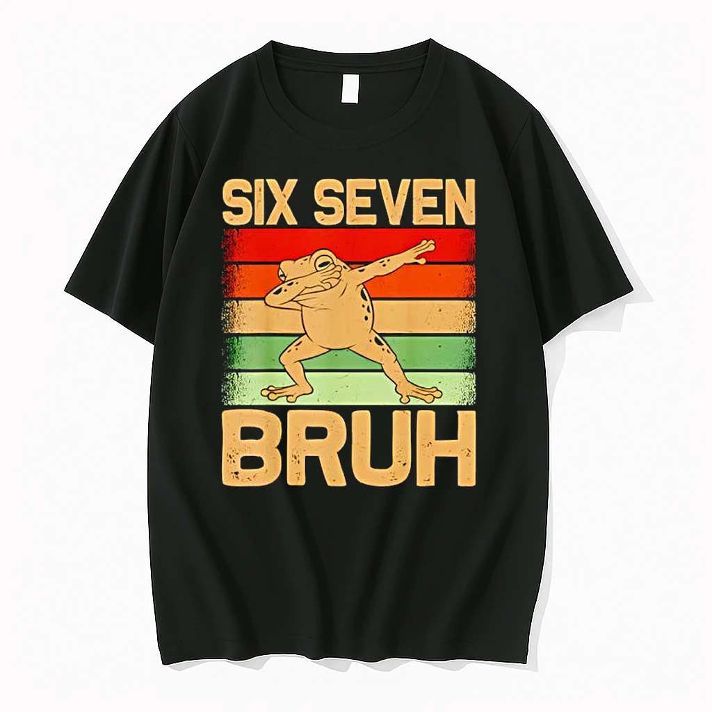 Six Seven Bruh Frog Shirts
