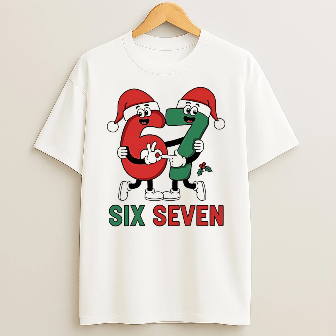 Six Seven Christmas Funny Cute Shirts