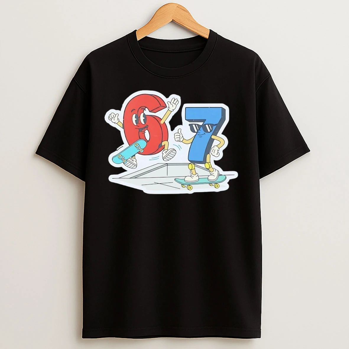 Six Seven Skater Tricks T Shirts
