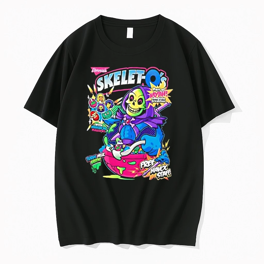 Skelet Os Cereal Grim Reaper Parody Shirts