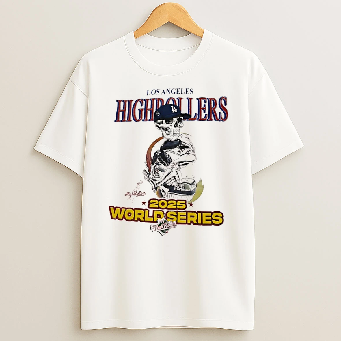 Skeleton Los Angeles Highrollers World Series 2025 Shirts