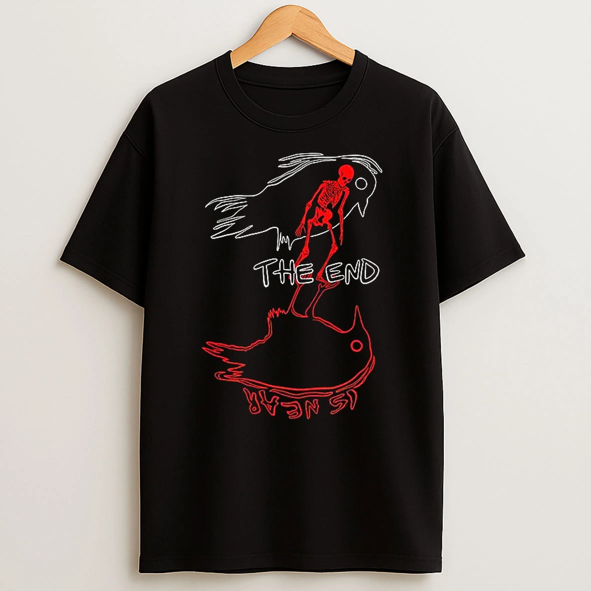 Skeleton The End Is Near Shirts